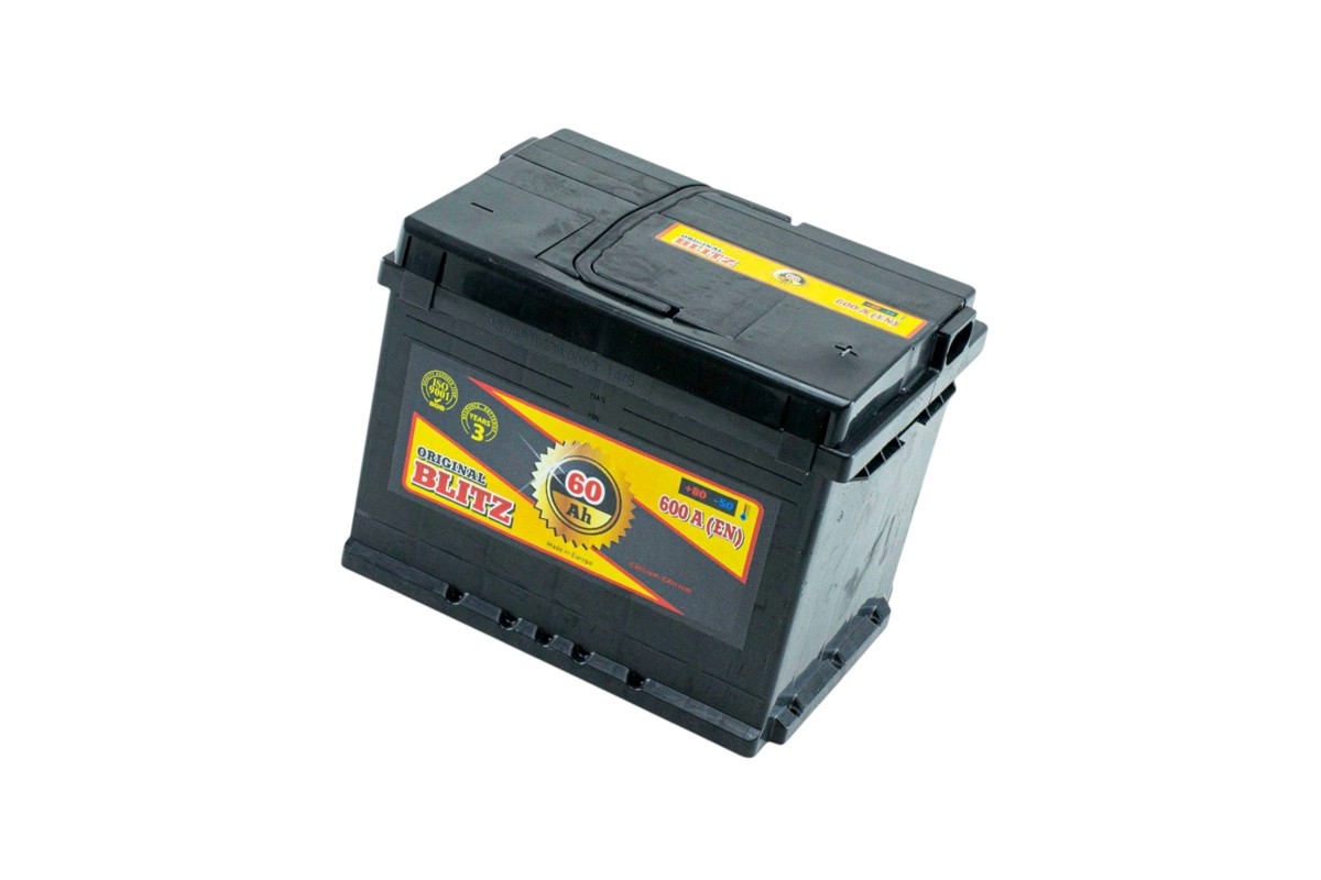 Акумулятор 12В 60 Ah Blitz Premium Black (0) -+